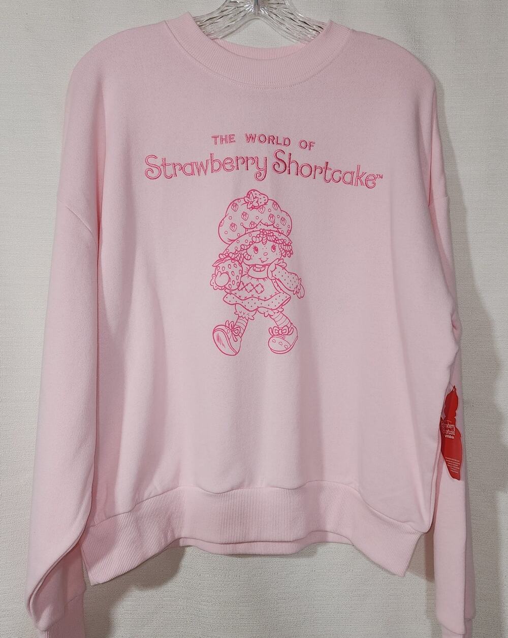 Strawberry shortcake pink sweatshirt women's size small